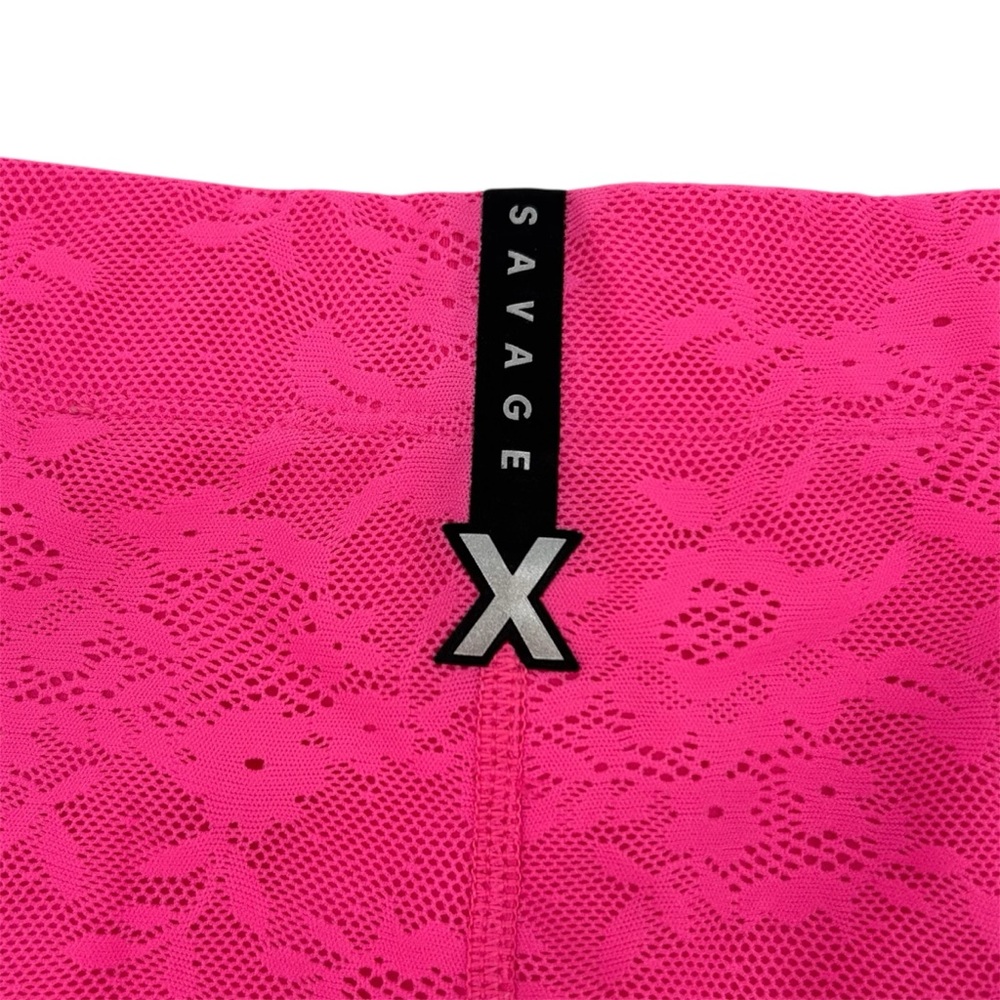 NWT Savage x Fenty Lace Race High-Waist Legging in Pink Palace Size 2X NEW - Picture 11 of 14